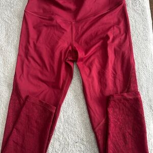 Victoria's Secret Sport Burgundy Leggings
